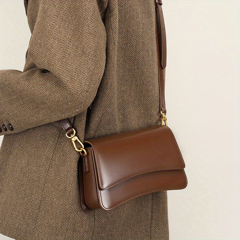 New Leather Bag High Quality Leather Single Shoulder Crossbody Shoulder Bag, 2025 New Versatile Underarm Bag for Women