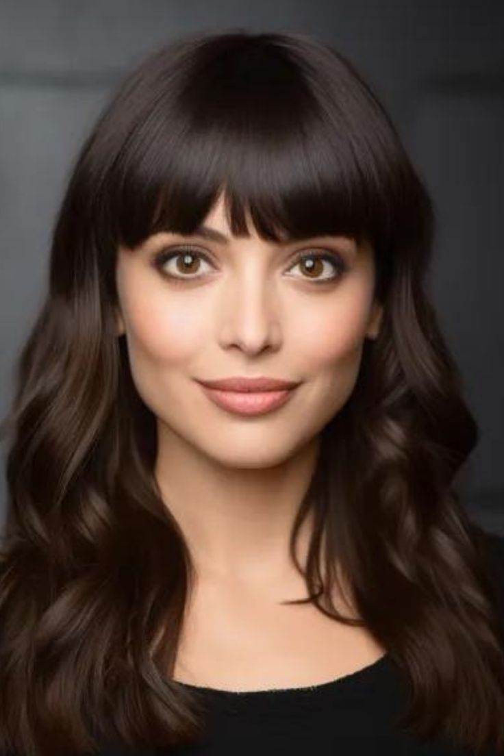 Mocha Brown Human Hair Bangs Side Fringe for Women