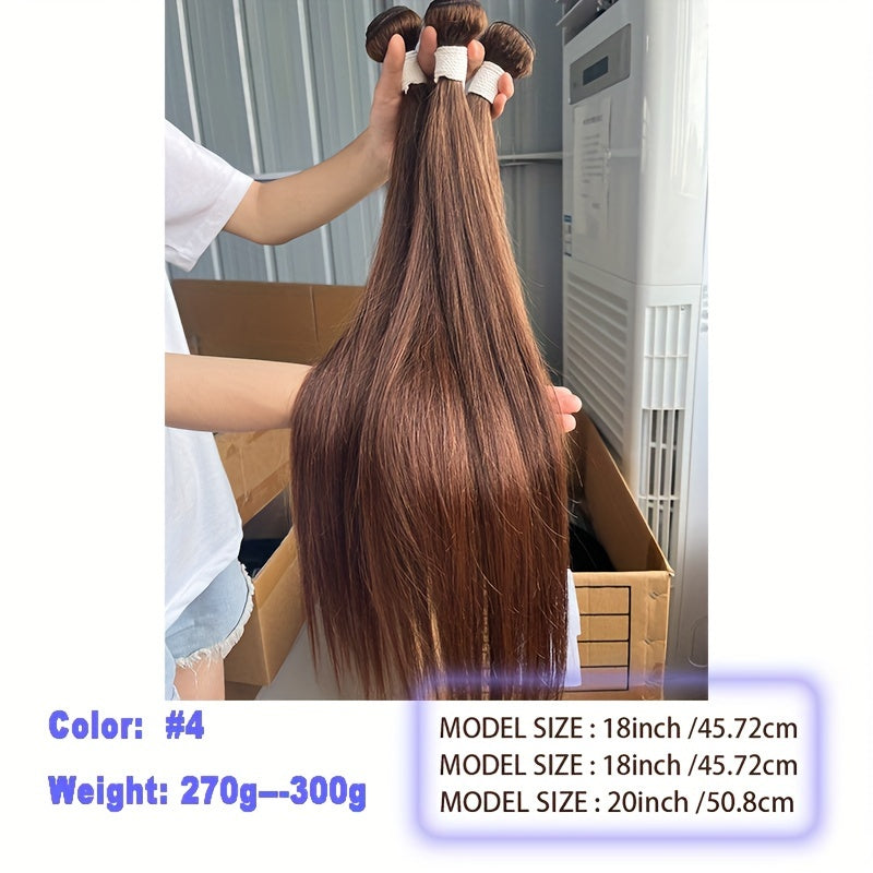 3 Bundles Brazilian Remy Human Hair Weave Extensions