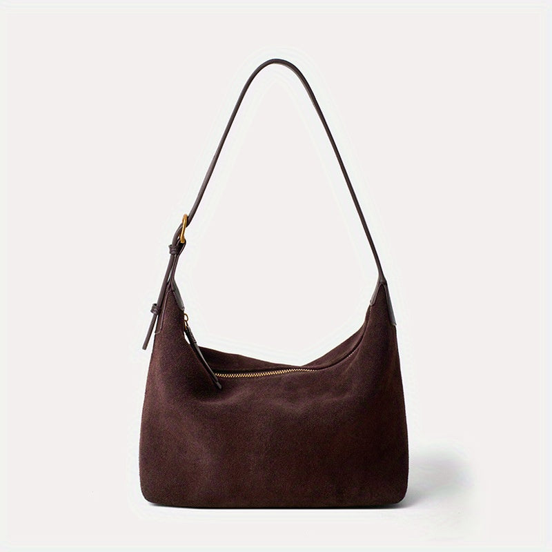 Cowhide Tote Bag for Women, Leather Large Capacity Crossbody Bag, Durable Women's Bag