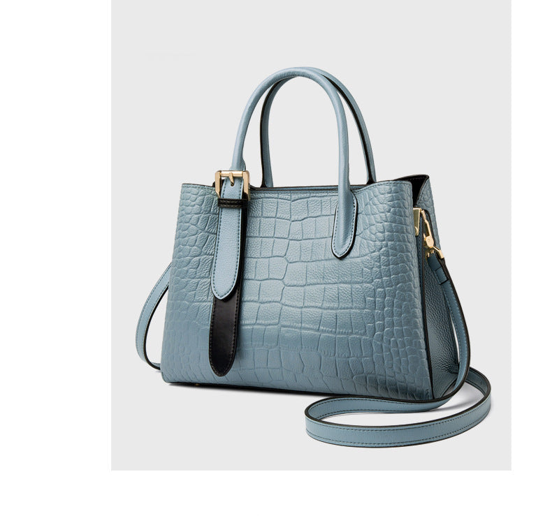 Large Capacity 2025 New Women's Bag, Genuine Leather Handbag for Women, Stylish Crossbody Commuter Women's Bag