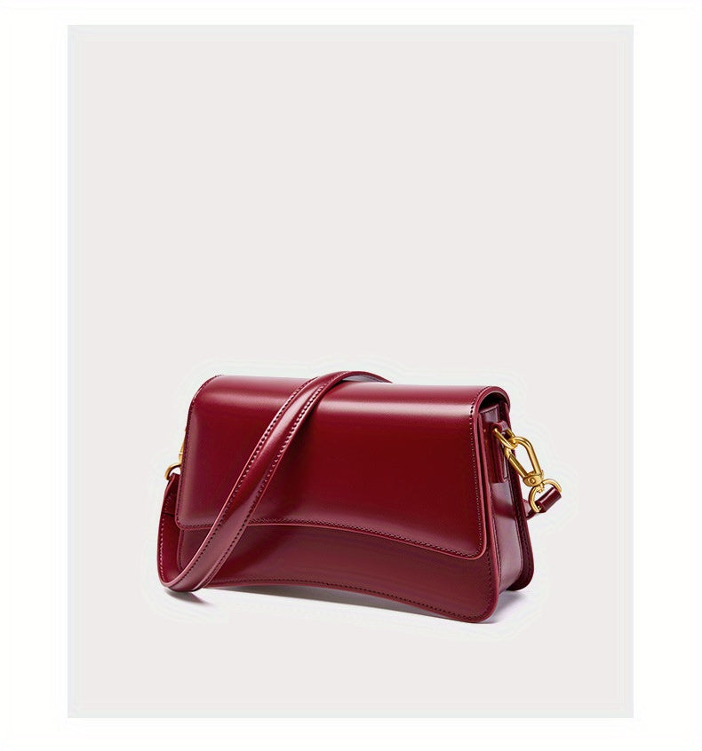 New Leather Bag High Quality Leather Single Shoulder Crossbody Shoulder Bag, 2025 New Versatile Underarm Bag for Women