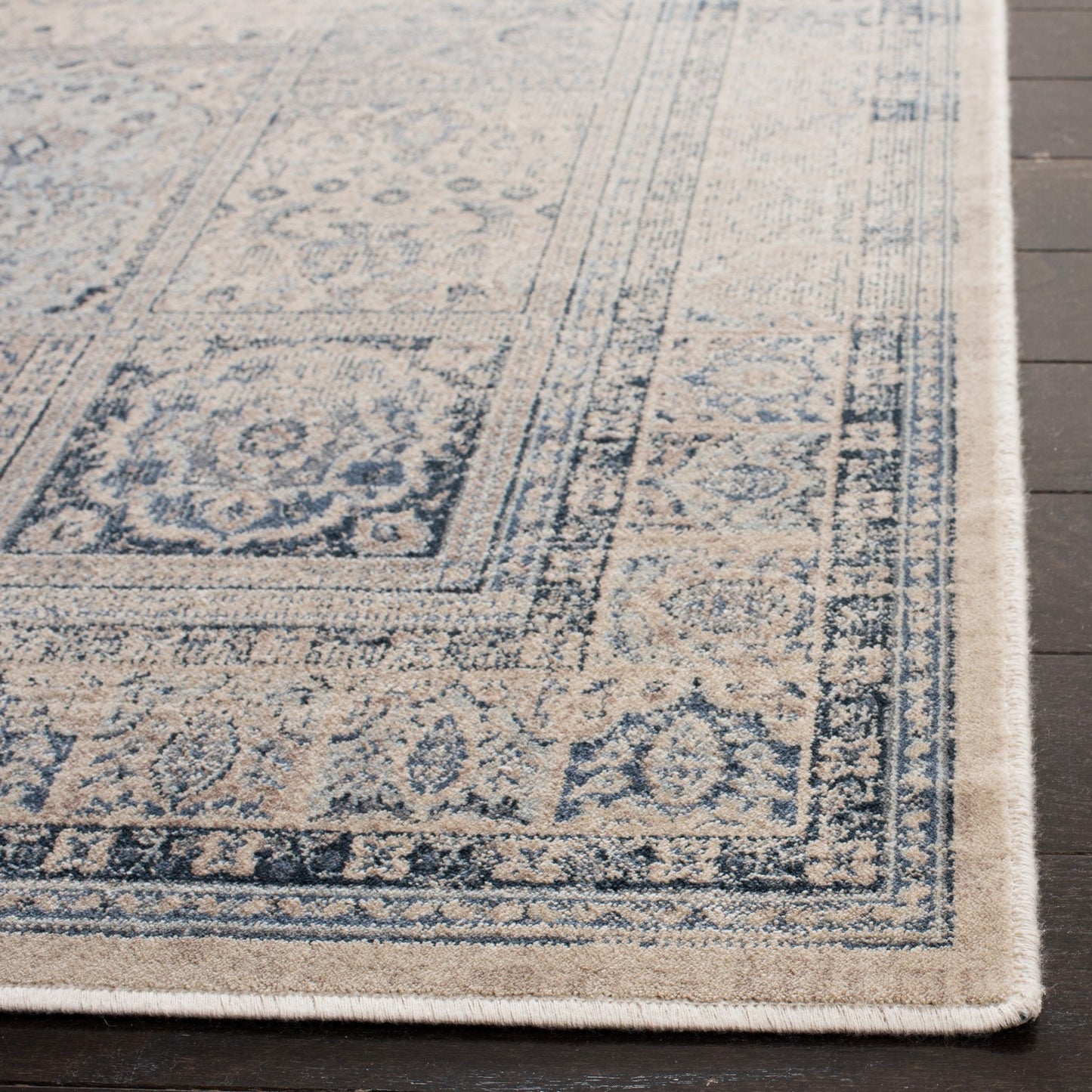 Vintage Collection VTG127 Non-Slip Indoor Power Loomed Easy Care Area Medium Rug For Home Decor Rug for Living Room, Bedroom,Turkish Carpet, Dining Room, Home Office, Basement