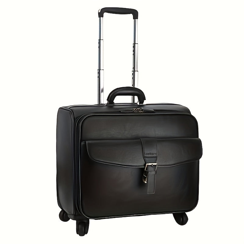 Leathario Travel Luggage, Wheeled Luggage, Men's Luggage Bag, Wheeled Genuine Leather Laptop Briefcase, Carry-on Suitcase, Local Warehouse, Christmas/Halloween