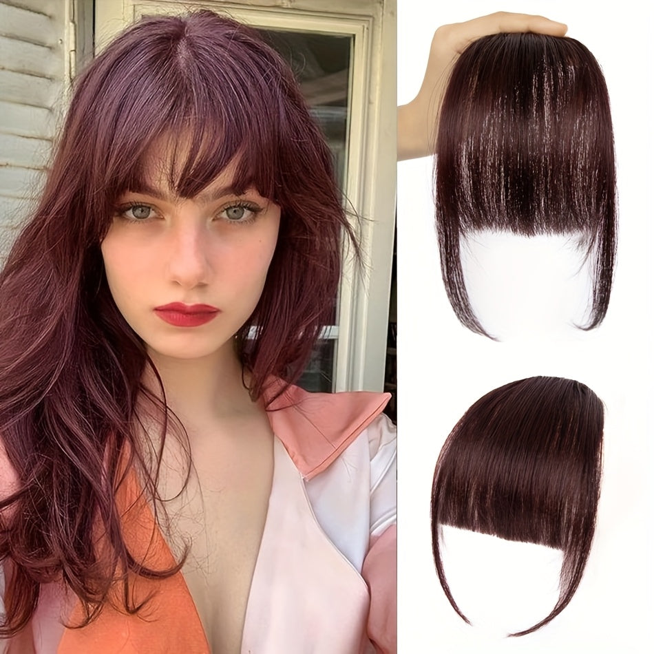 Clip In Bangs Real Human Hair Wispy Bangs Fringe With Temples Bangs Clip In Hair Extensions