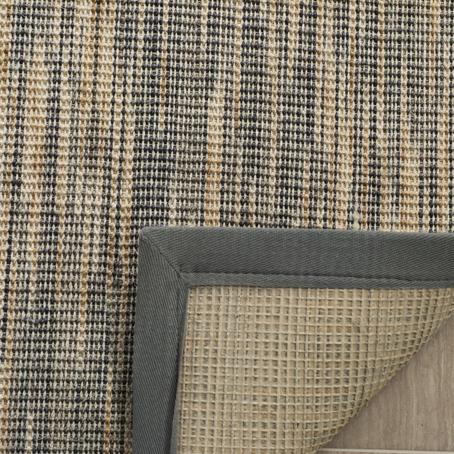 Grey, Brown Indoor Power Loomed Easy Care Medium Area Rug For Home Decor Rugs for Living Room, Bedroom, Dining Room, Home Office, Basement