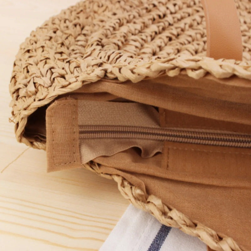 Summery Vibes Hand Made Woven Bag, Crossbody Handbag