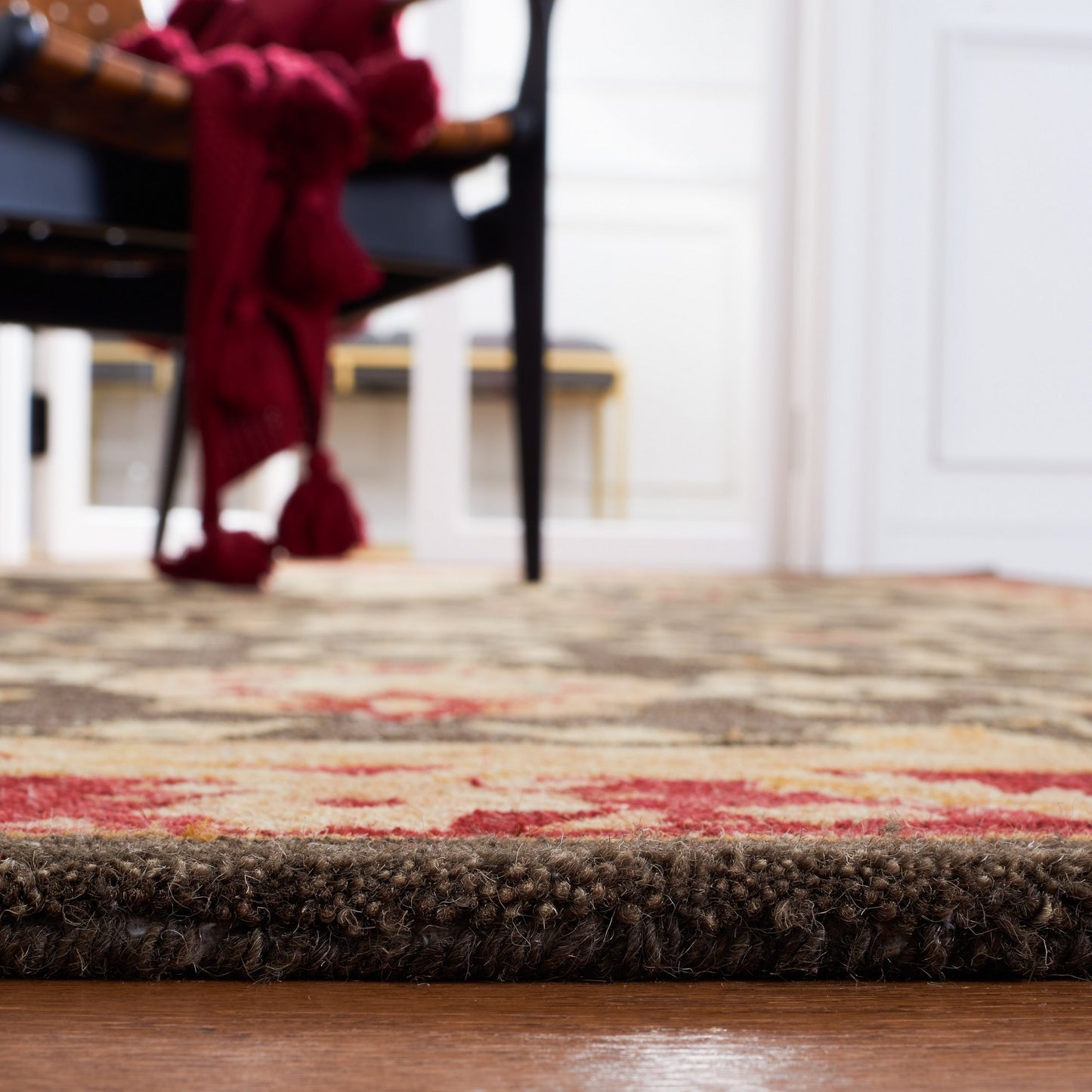 Collection AN548 Indoor Hand Made Oriental Traditional Style Easy Care Area Rug For Home Decor Rug for Living Room, Bedroom, Dining Room, Home Office, Basement