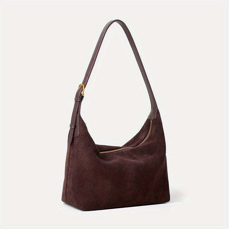 Cowhide Tote Bag for Women, Leather Large Capacity Crossbody Bag, Durable Women's Bag