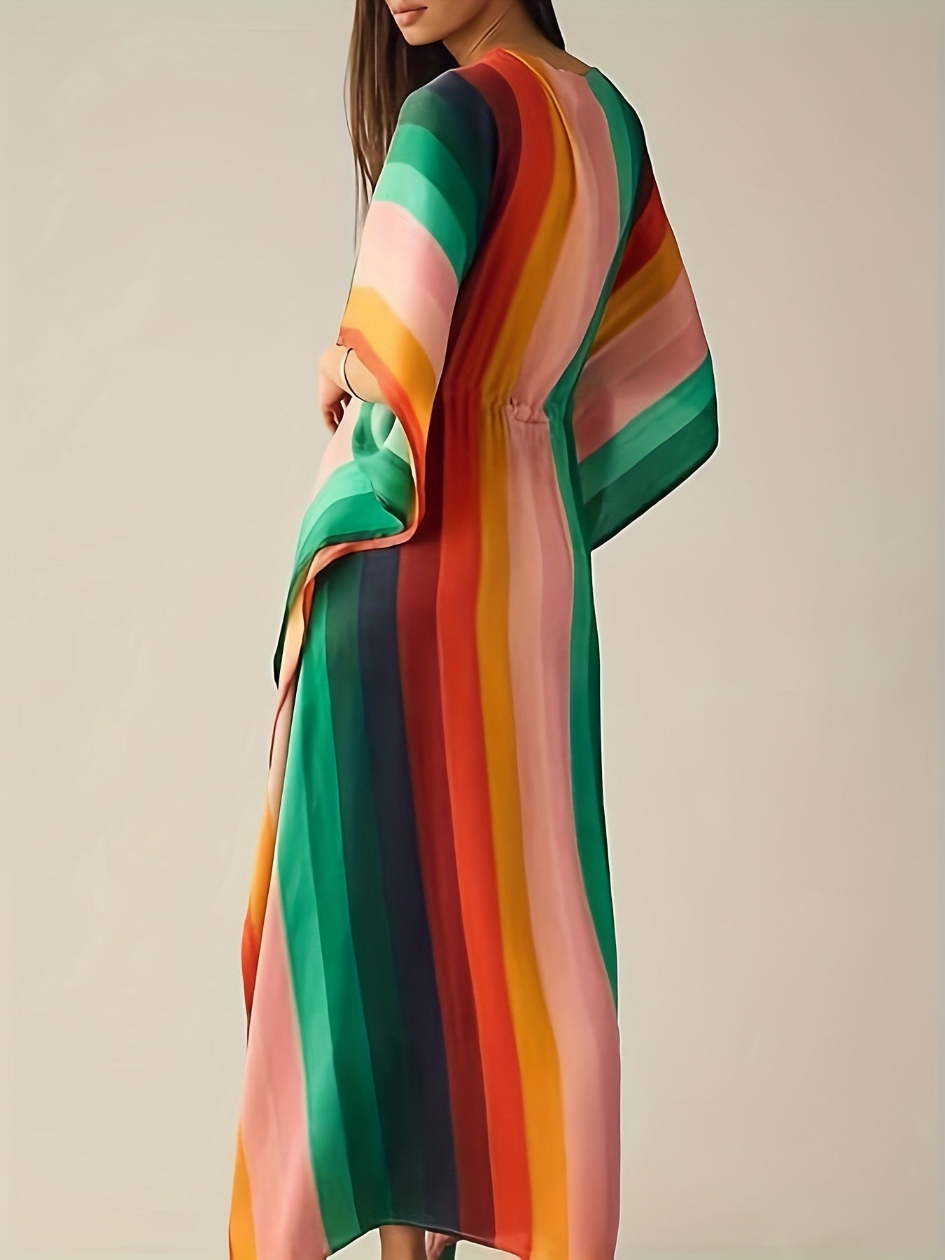 Swimsuit Coverup for Women Kaftan Dresses Bathing Suit Cover Ups Plus Size Caftan Vacation Outfits Colorful