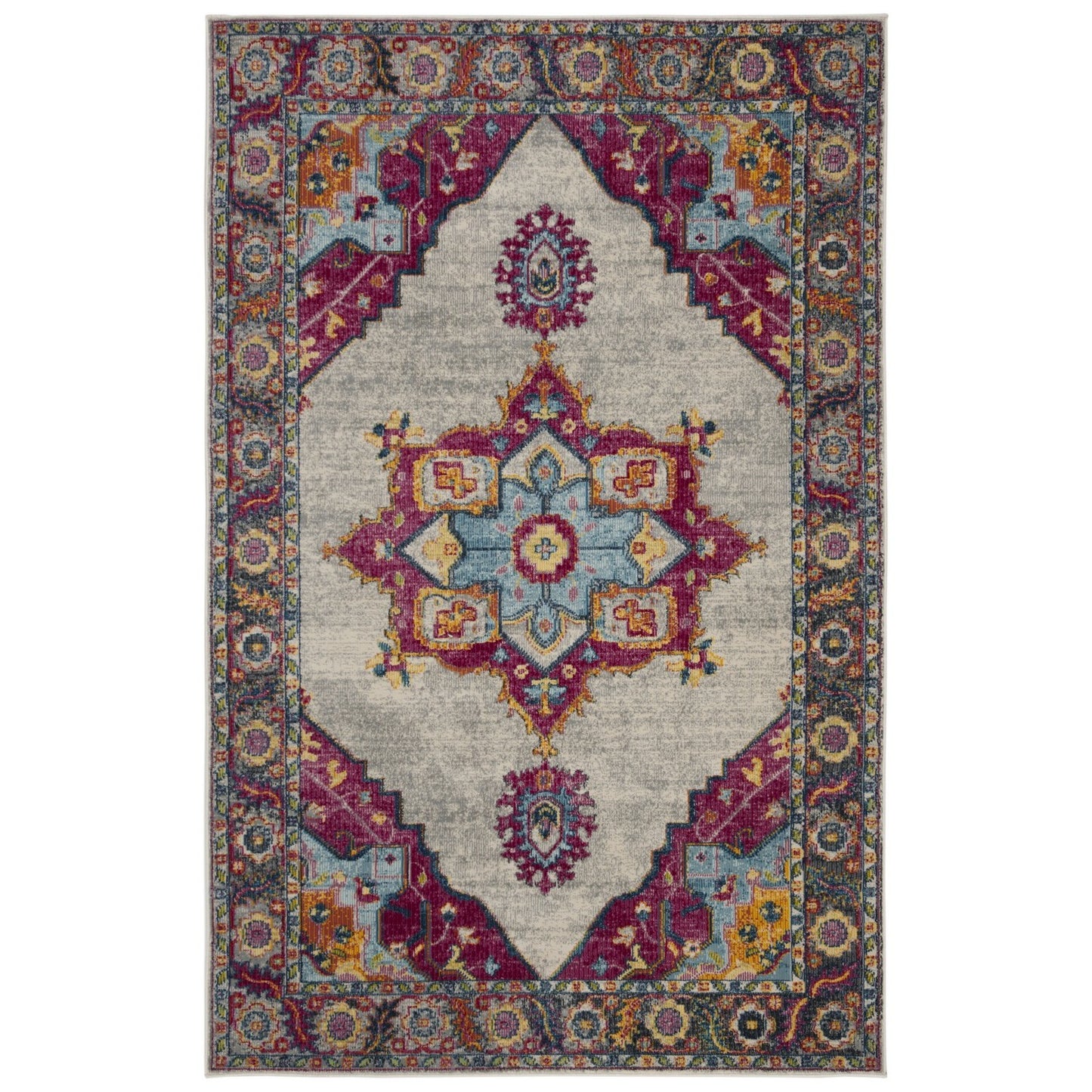 Indoor Power Loomed Easy Care Area Rug, Runner For Home Decor Rug for Living Room, Bedroom, Dining Room, Home Office, Basement