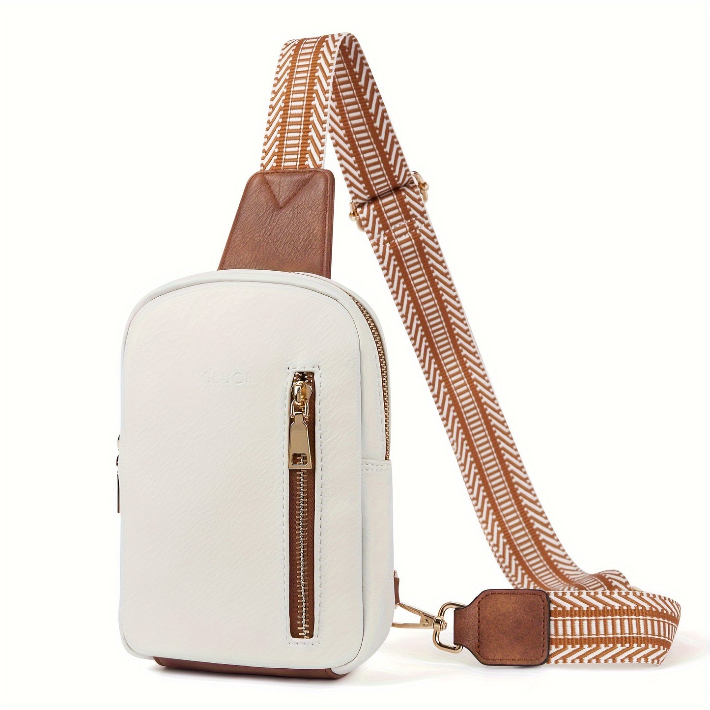 Small Leather Sling Bag for Women 2025 Vegan Crossbody Chest Bags Trendy, Women's Fanny Pack