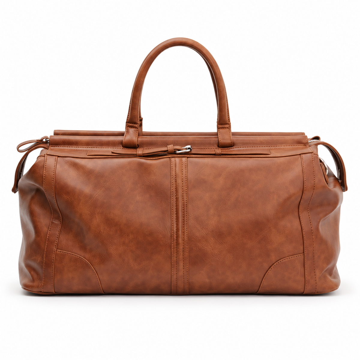Vintage Brown Large Capacity Overnight Bag