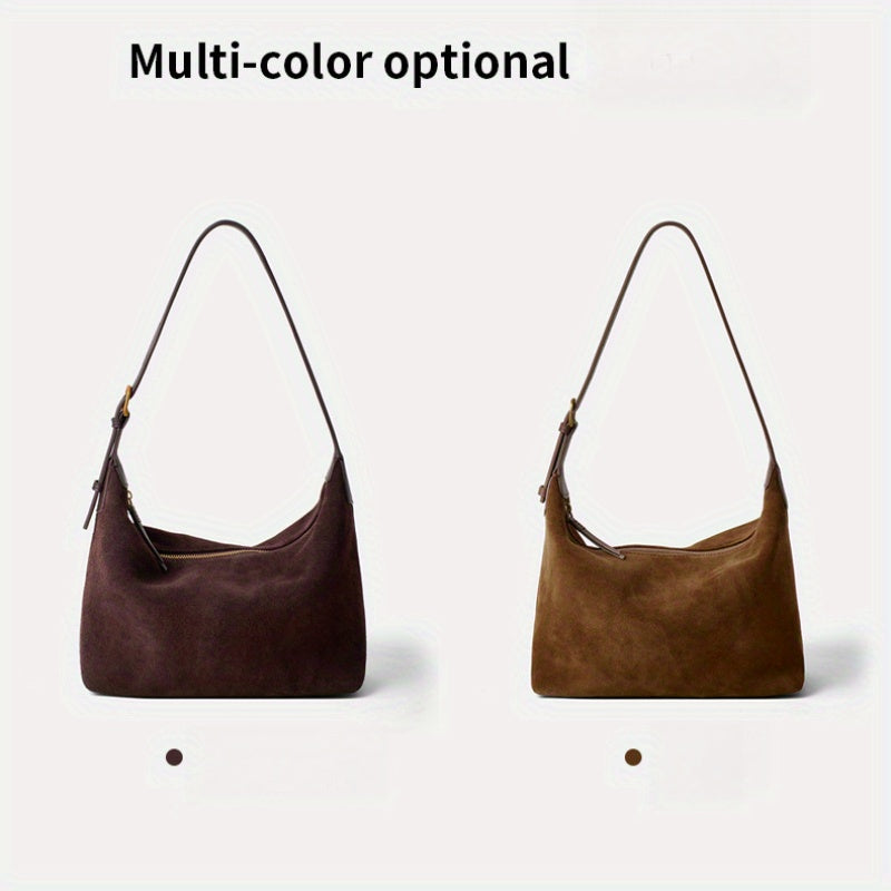 Cowhide Tote Bag for Women, Leather Large Capacity Crossbody Bag, Durable Women's Bag