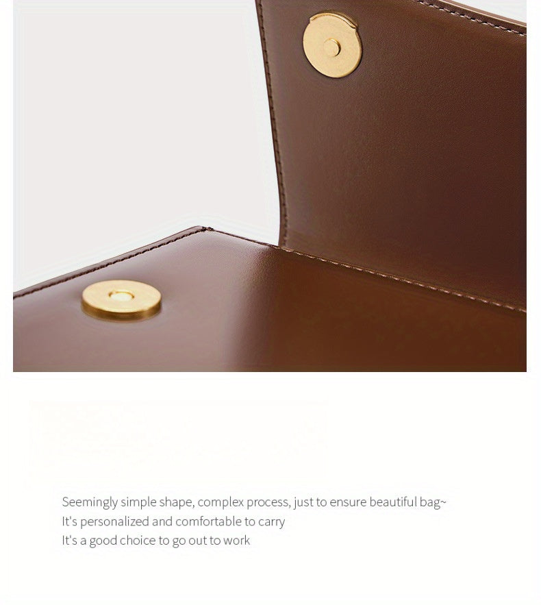 New Leather Bag High Quality Leather Single Shoulder Crossbody Shoulder Bag, 2025 New Versatile Underarm Bag for Women