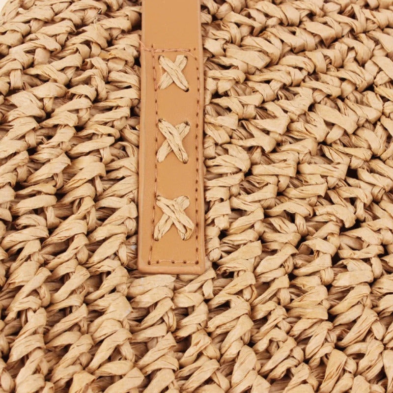 Summery Vibes Hand Made Woven Bag, Crossbody Handbag