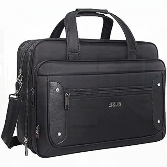 Large Leather Briefcases For Men Canvas Tote Bag Laptop Case Computer Bag Work Bags Business Men's Bag Office