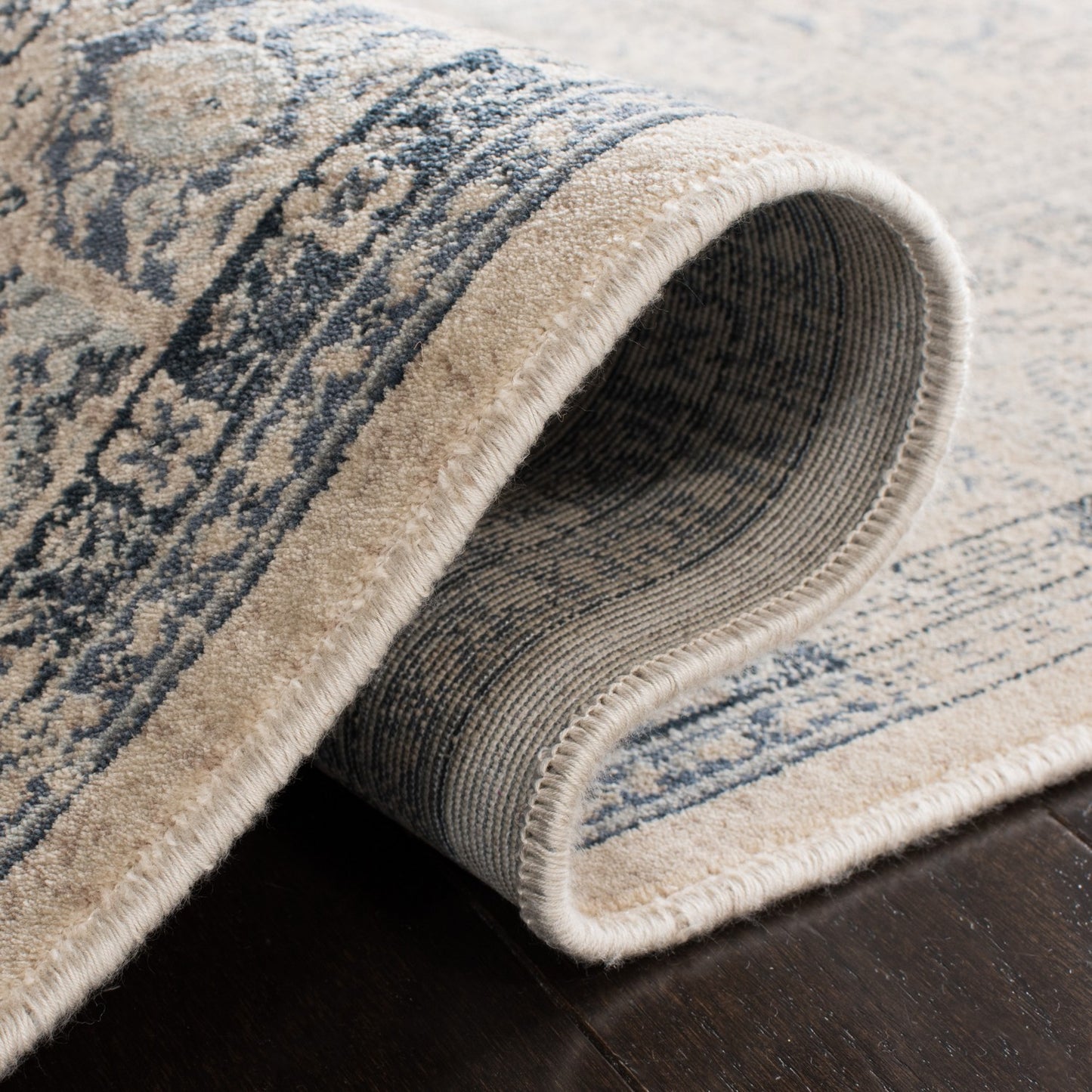 Vintage Collection VTG127 Non-Slip Indoor Power Loomed Easy Care Area Medium Rug For Home Decor Rug for Living Room, Bedroom,Turkish Carpet, Dining Room, Home Office, Basement
