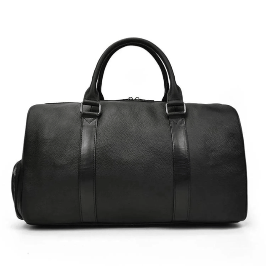 The Endre Weekender Vintage Leather Duffle Bag