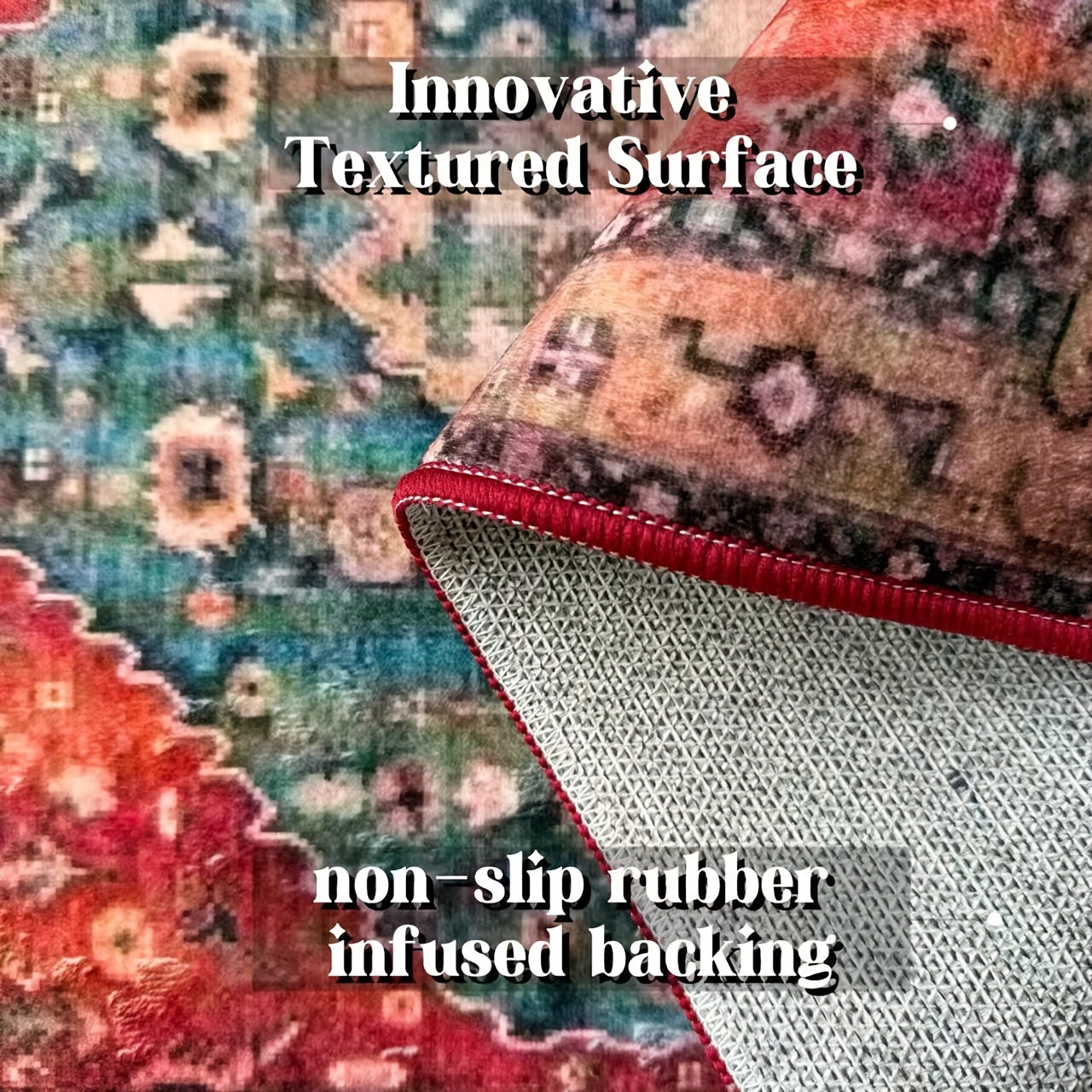 1pc Of Finely Processed Imitation Cashmere Rug, Fashionable And Simple Style Mat, Machine Washable, Anti Slip, Soft, Carpet Can Be Used for Bedroom, Dining Room, Living Room And Office Decoration