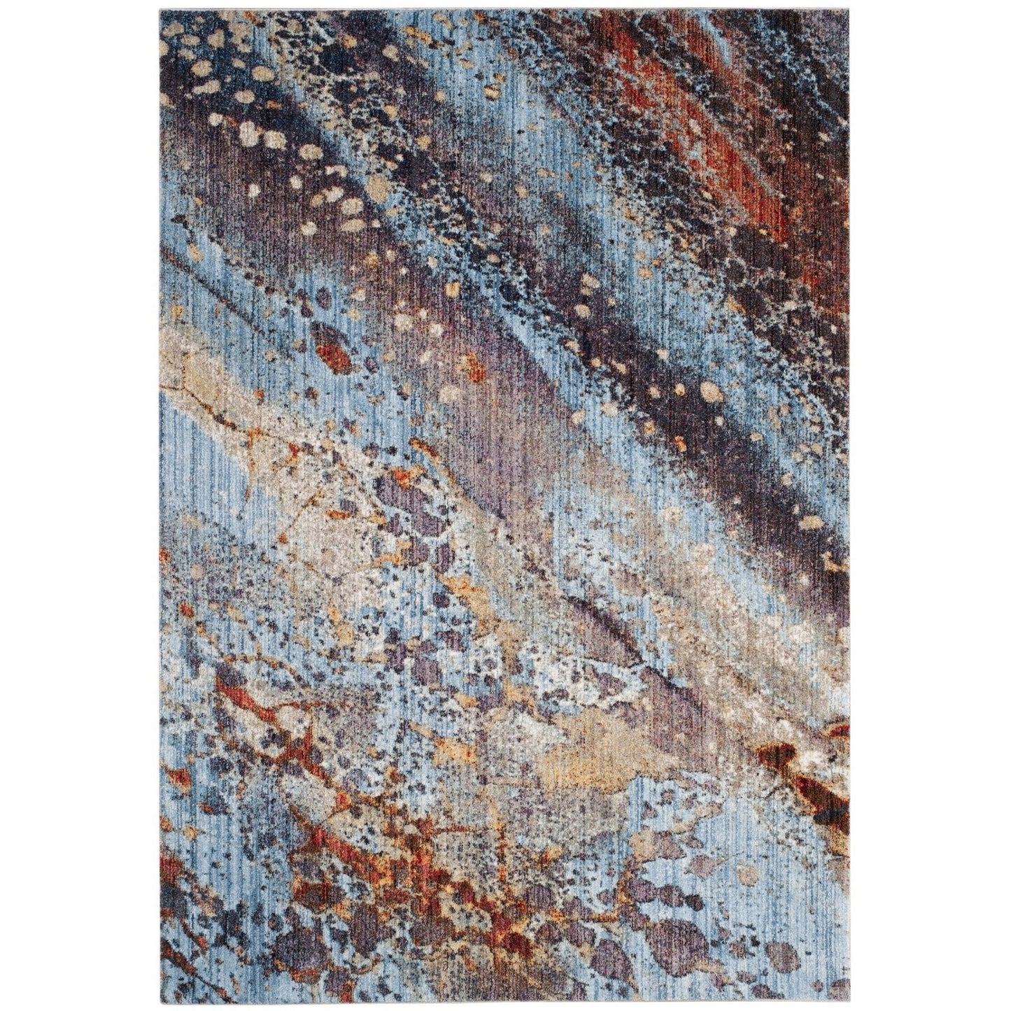 SAFAVIEH Monray Collection MNY617 Indoor Power Loomed Easy Care Area Rug For Home Decor Rug for Living Room, Bedroom, Dining Room, Home Office, Basement
