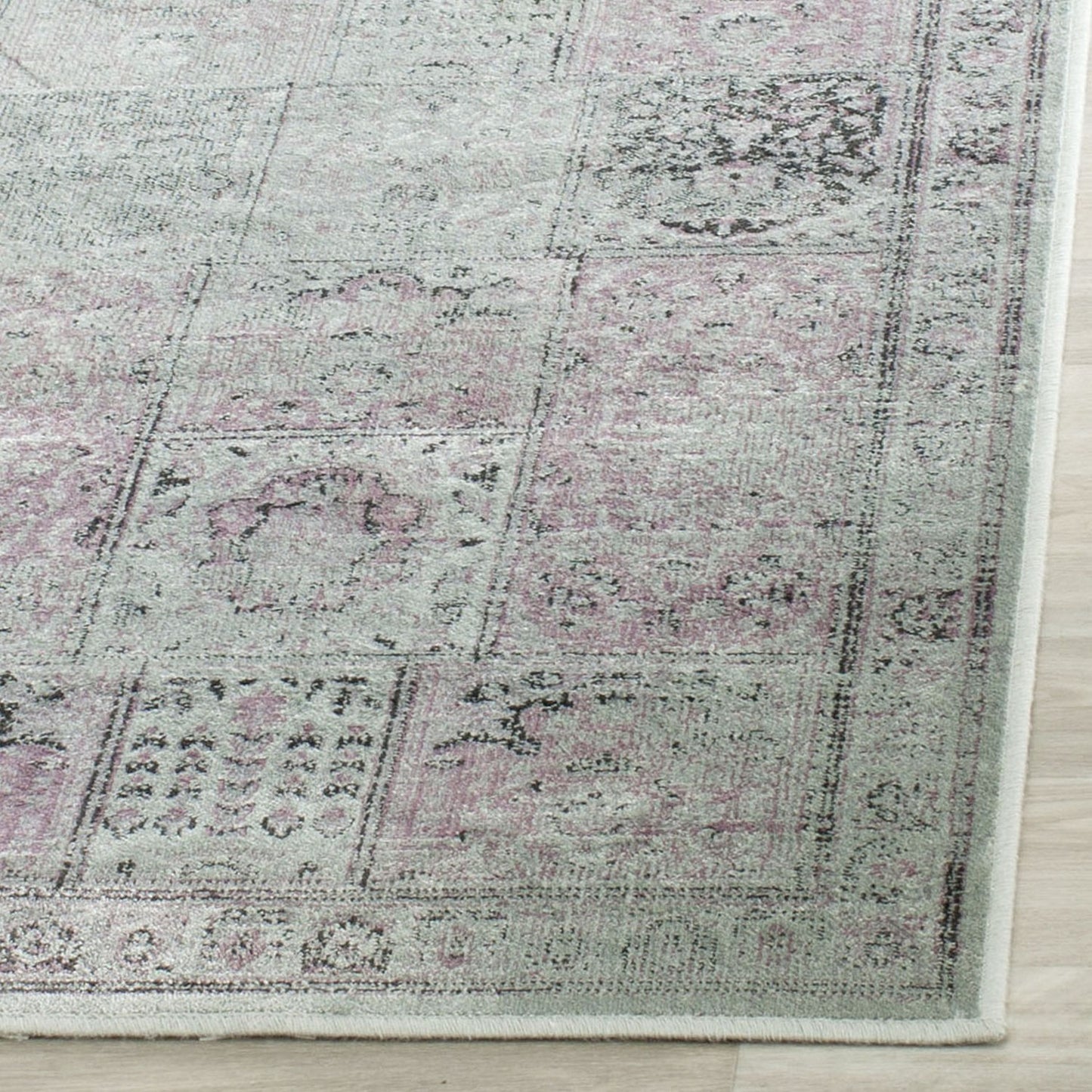 Vintage Collection VTG127 Non-Slip Indoor Power Loomed Easy Care Area Medium Rug For Home Decor Rug for Living Room, Bedroom,Turkish Carpet, Dining Room, Home Office, Basement