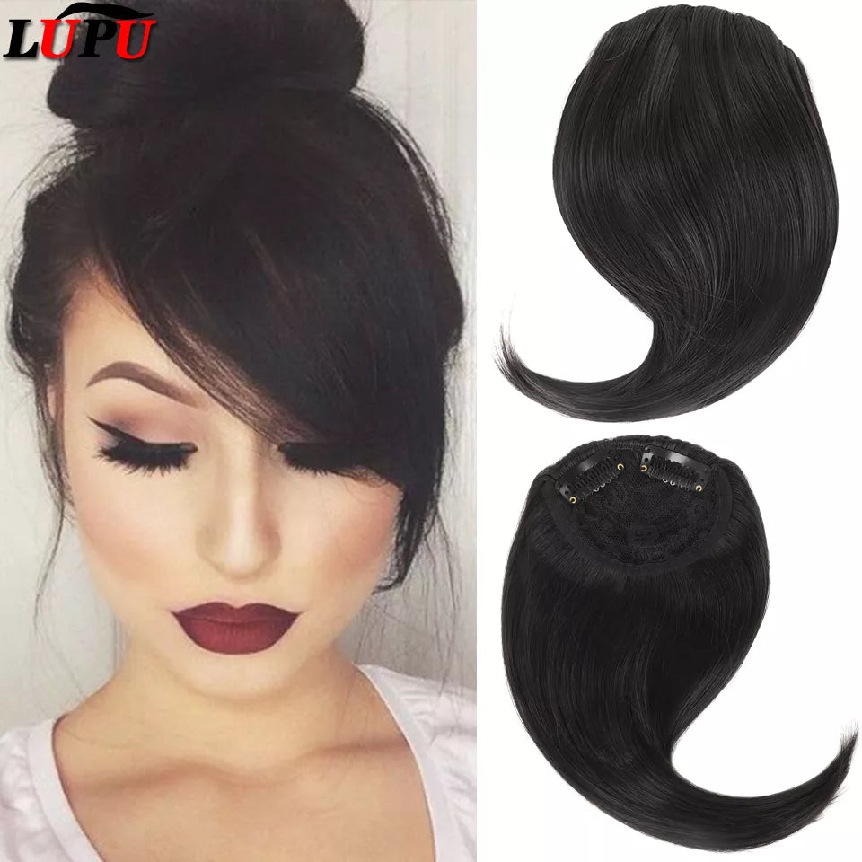 Black Side Bangs Hair Extensions
