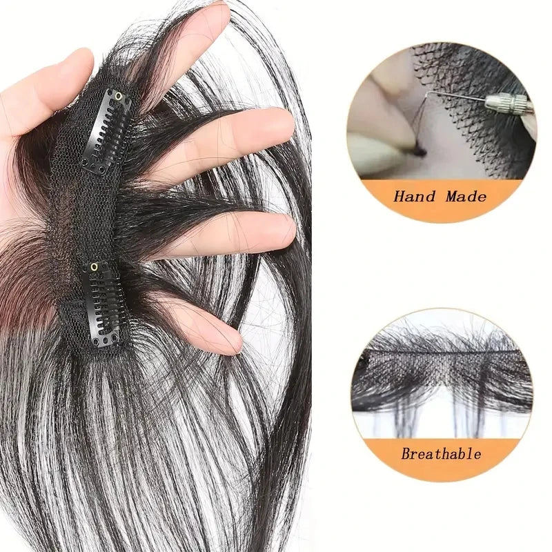 Hair Bangs With Sideburns Clip In