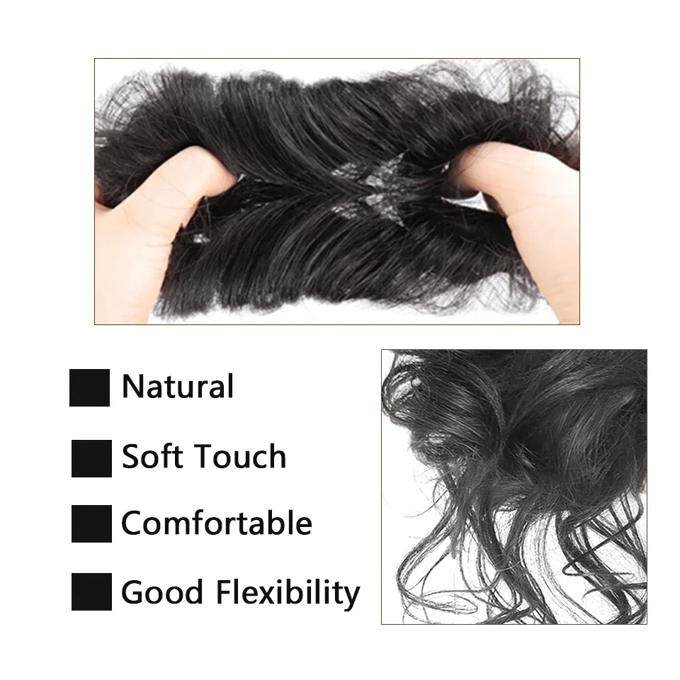 Blonde Synthetic Hair Bun For Women