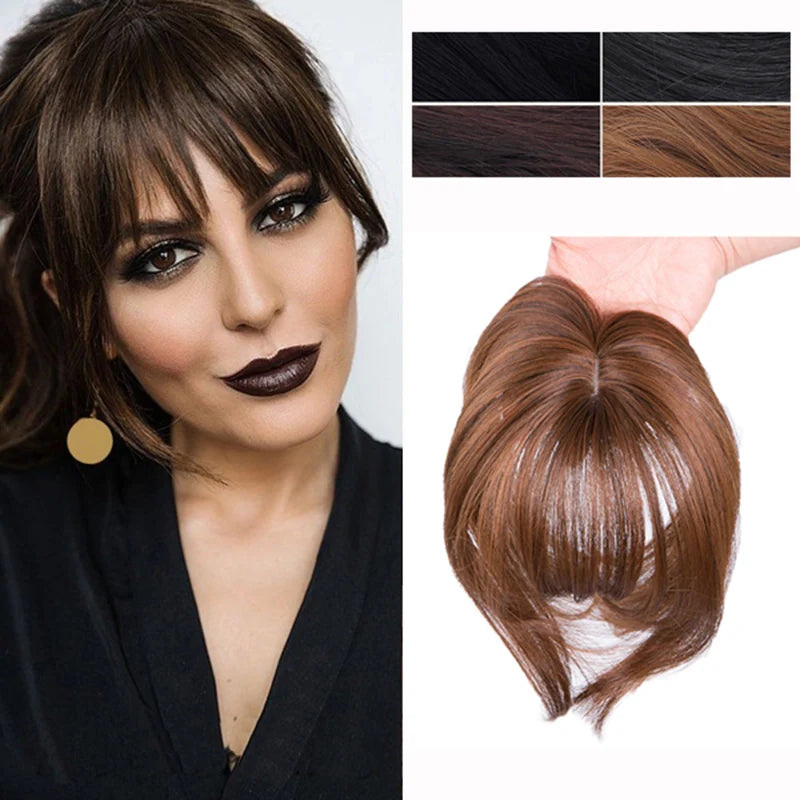 Black Hair Fringe Clip Bangs