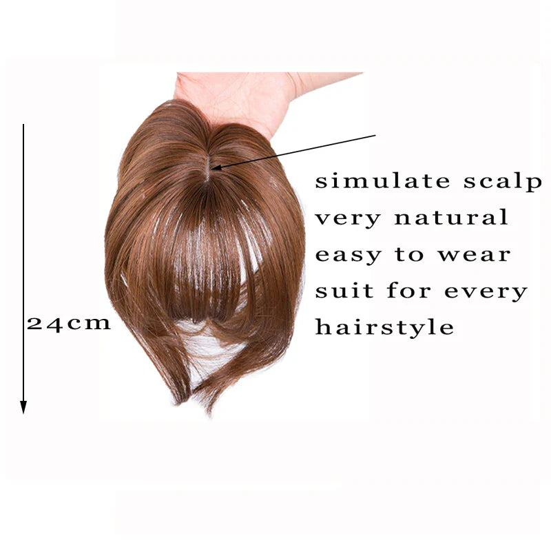 Black Hair Fringe Clip Bangs