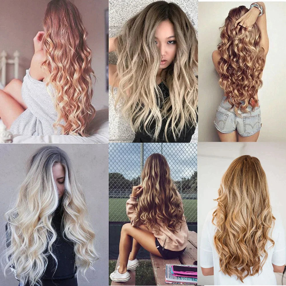 Blonde Wavy Hair Extensions