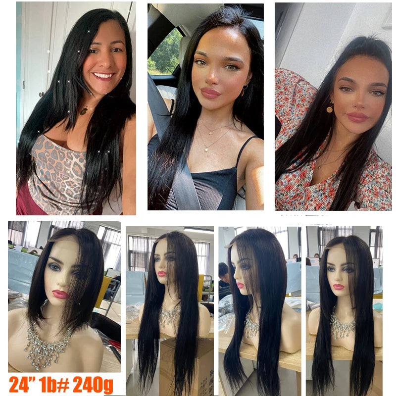 Brazilian Remy Straight Clip In Human Hair Extensions