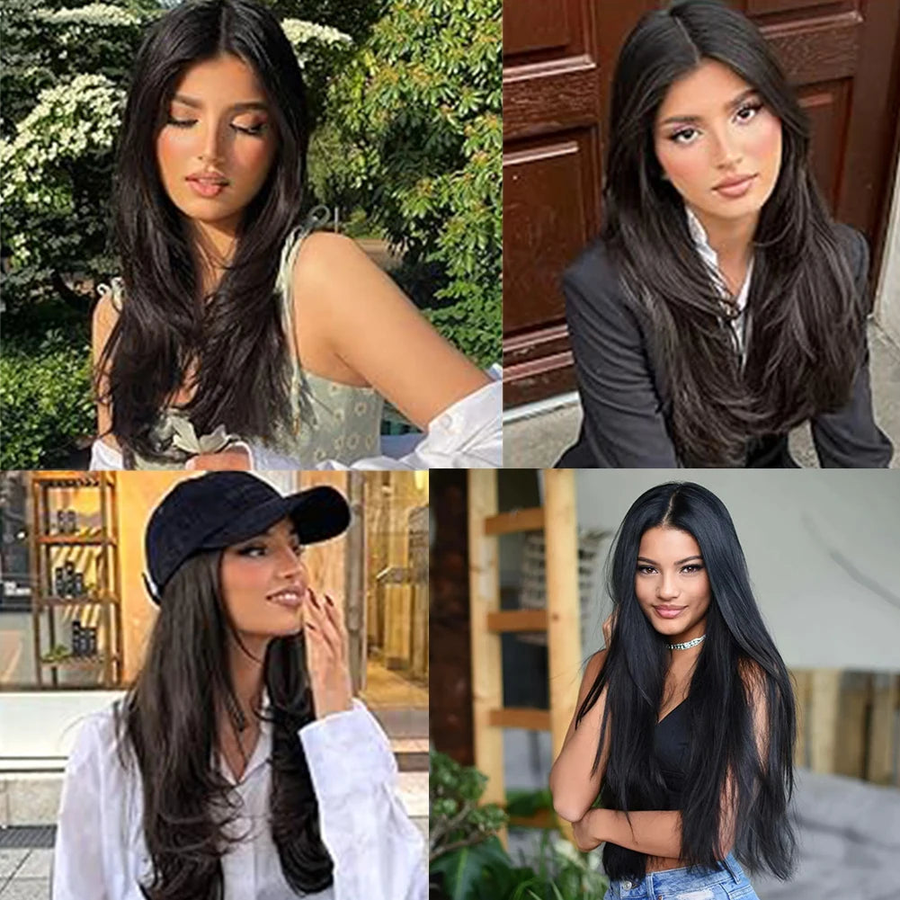 Synthetic Full Hair Extensions