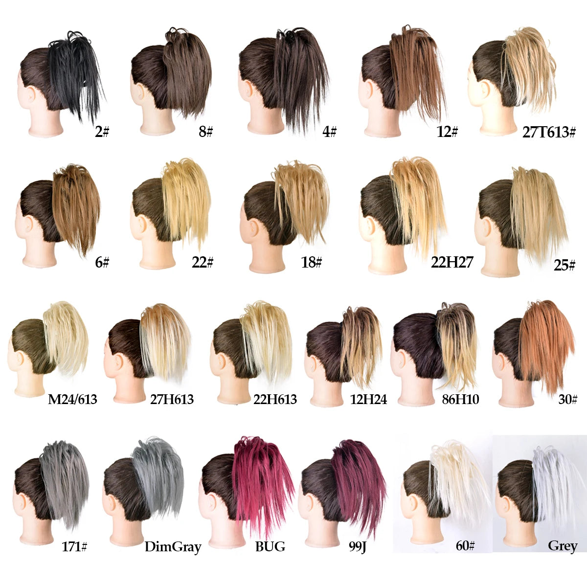Copper Hair Buns