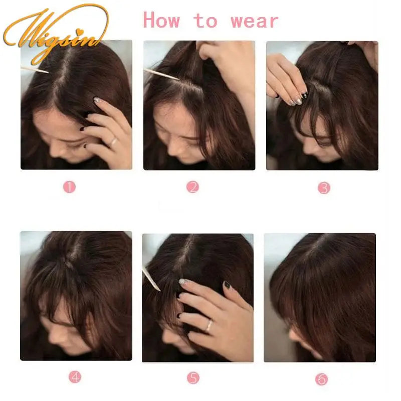 Black Women Mini Fake Bangs