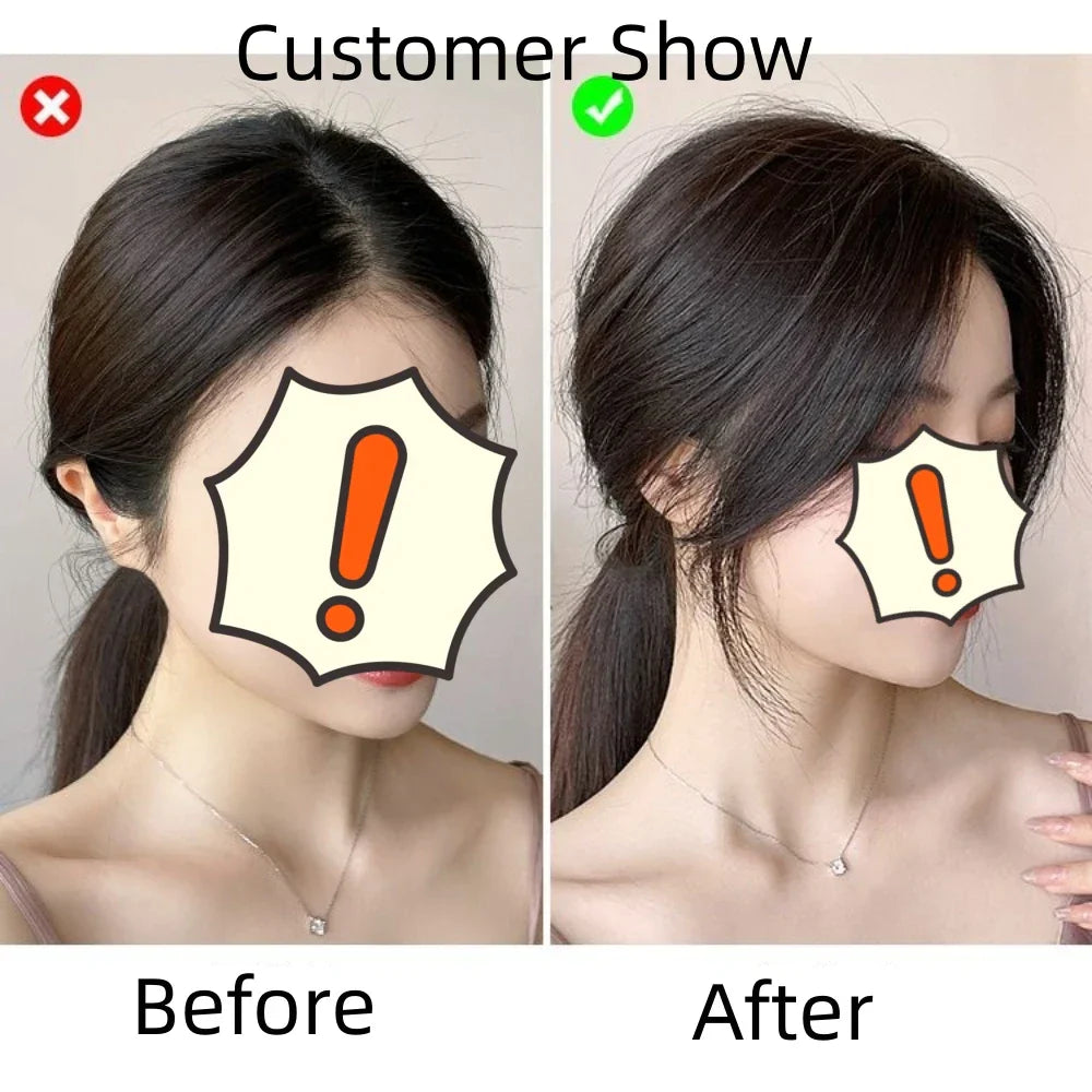 Mocha Brown Human Hair Bangs Side Fringe for Women