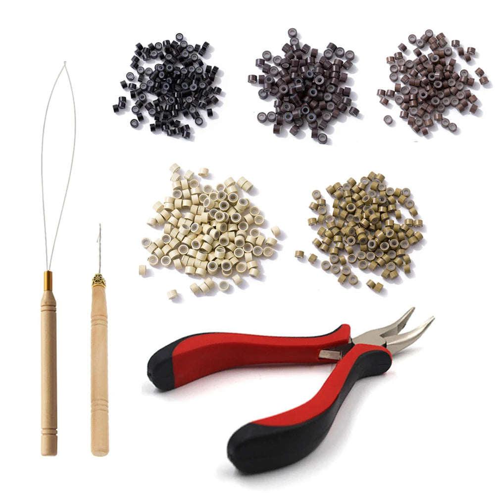 Hair Extension Kit - Micro Ring Extensions