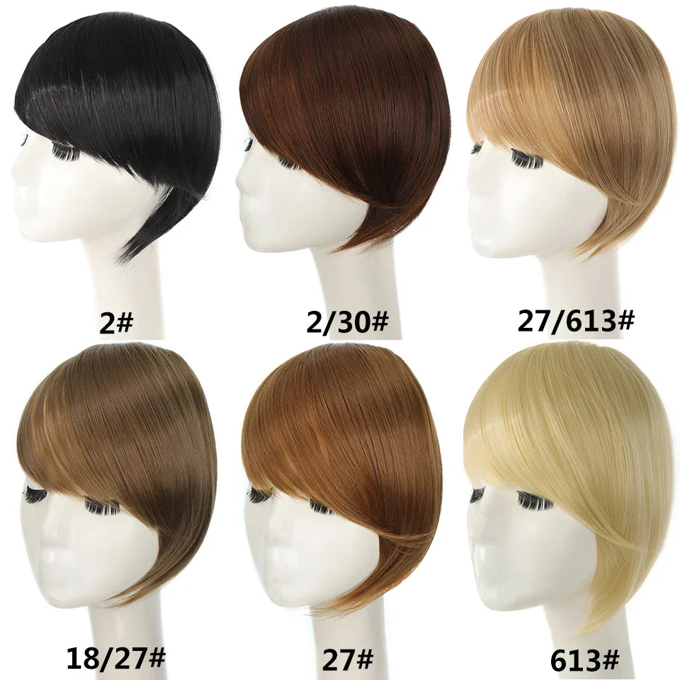 Black Side Bangs Hair Extensions
