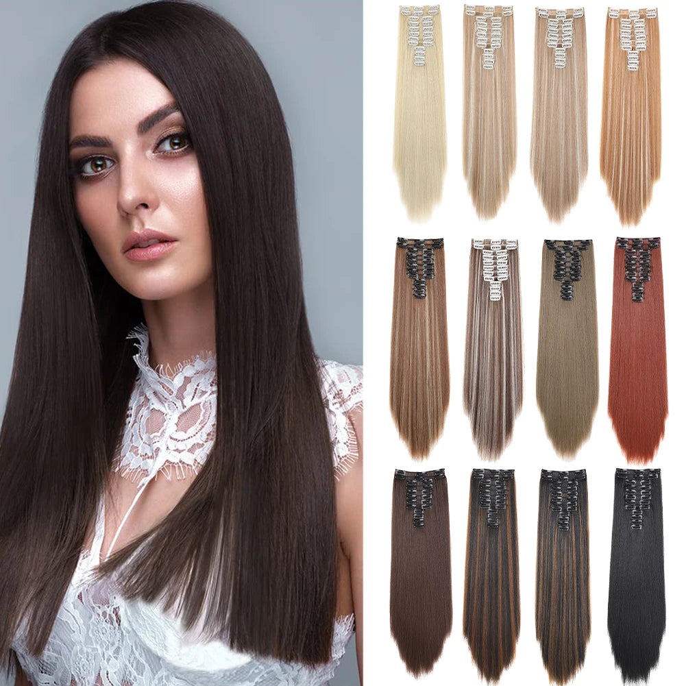 Synthetic Full Hair Extensions