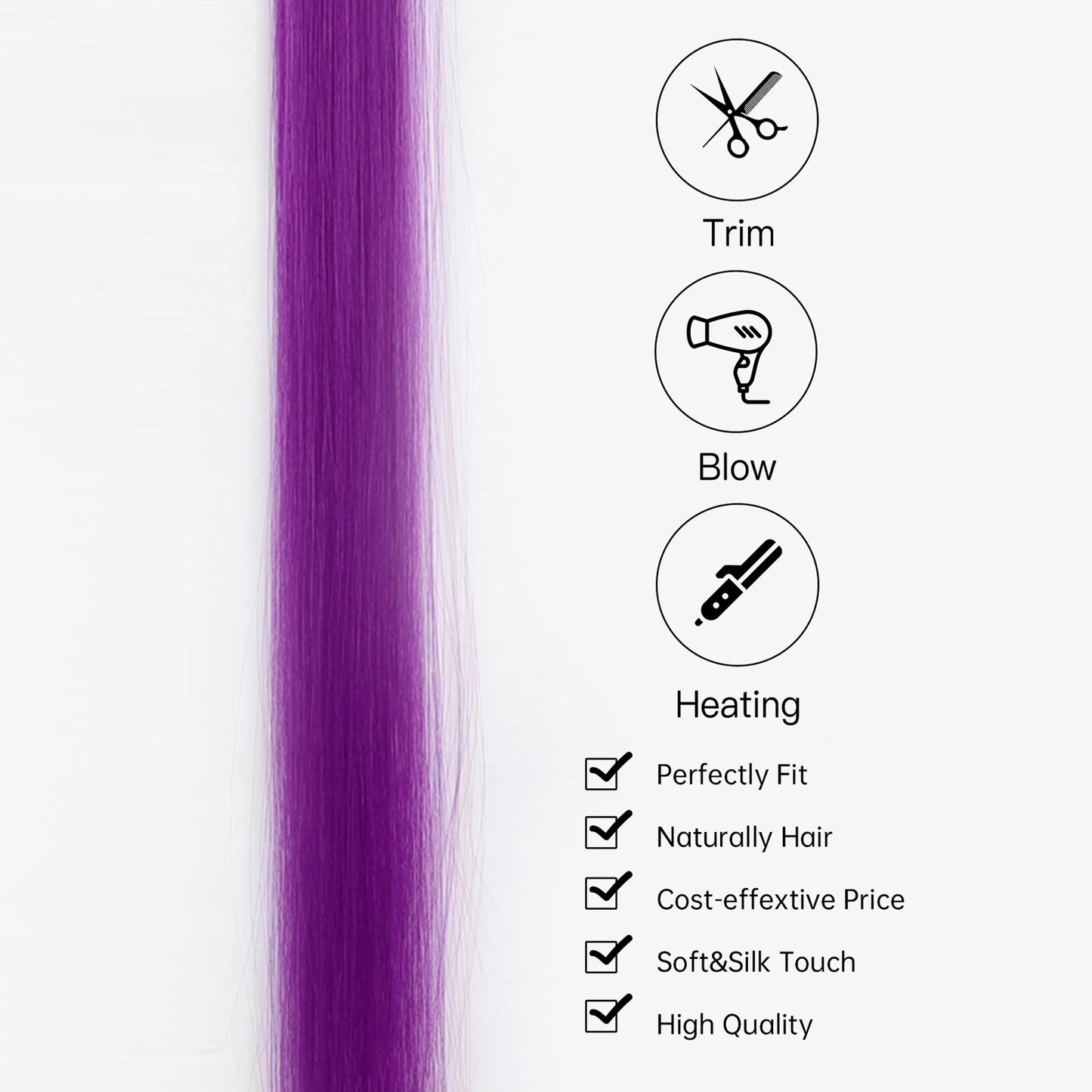 Sparkle Hair Extensions Clip In Hair Extensions