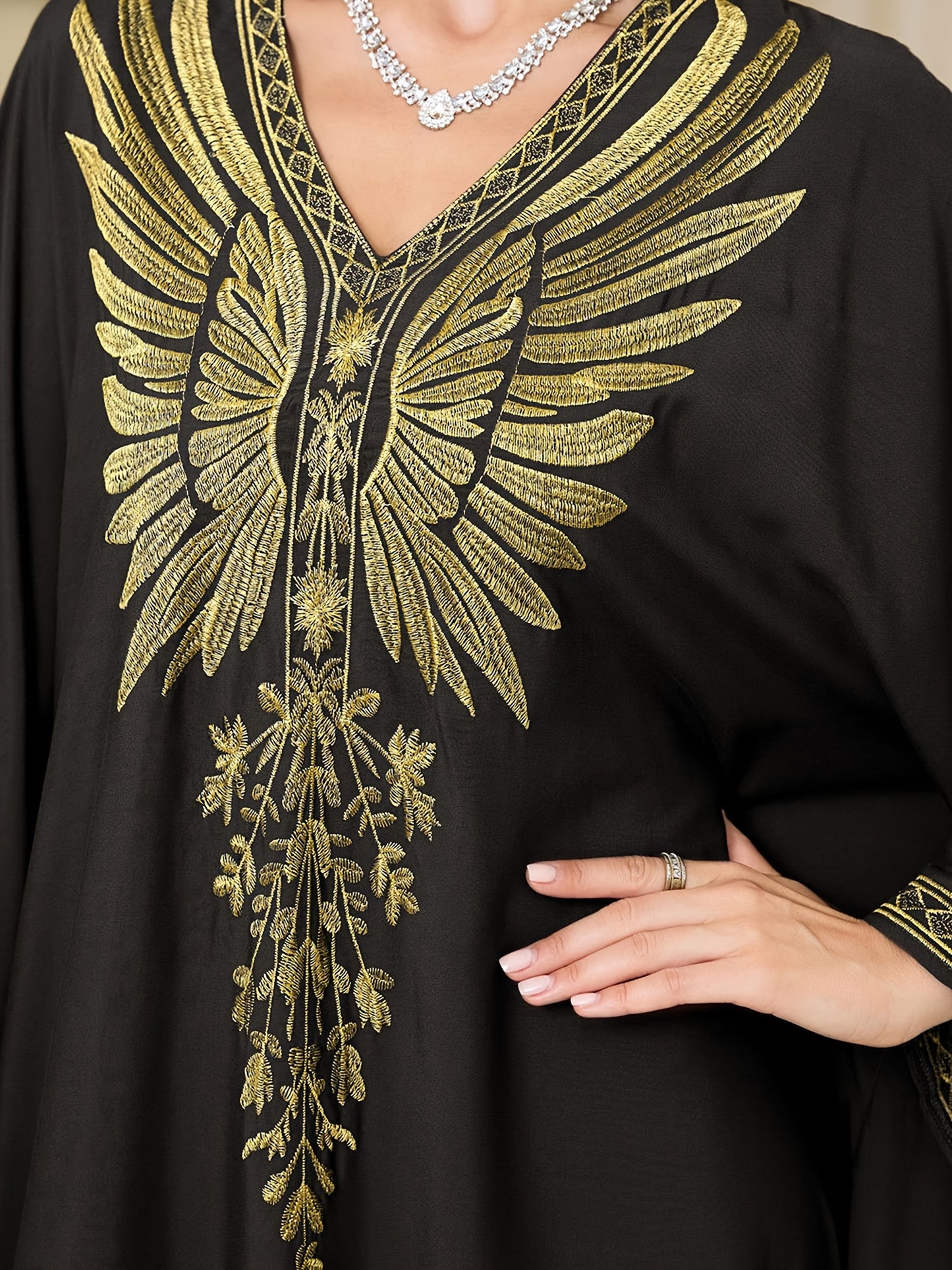 Women's Retro Loose Butterfly Abaya