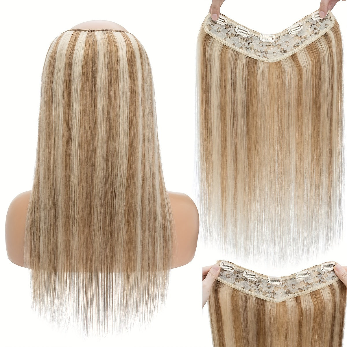 14-20 Inch V-Shaped Real Remy Clip in Human Hair Extensions