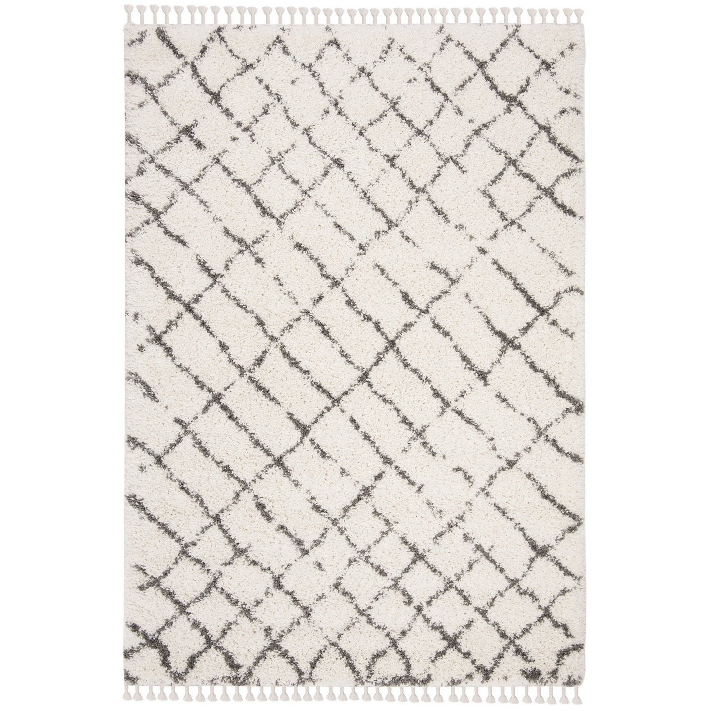 Shag & Flokati Indoor Power Loomed Easy Care Area Rug For Home Decor Rug for Living Room, Bedroom, Dining Room, Home Office, Basement