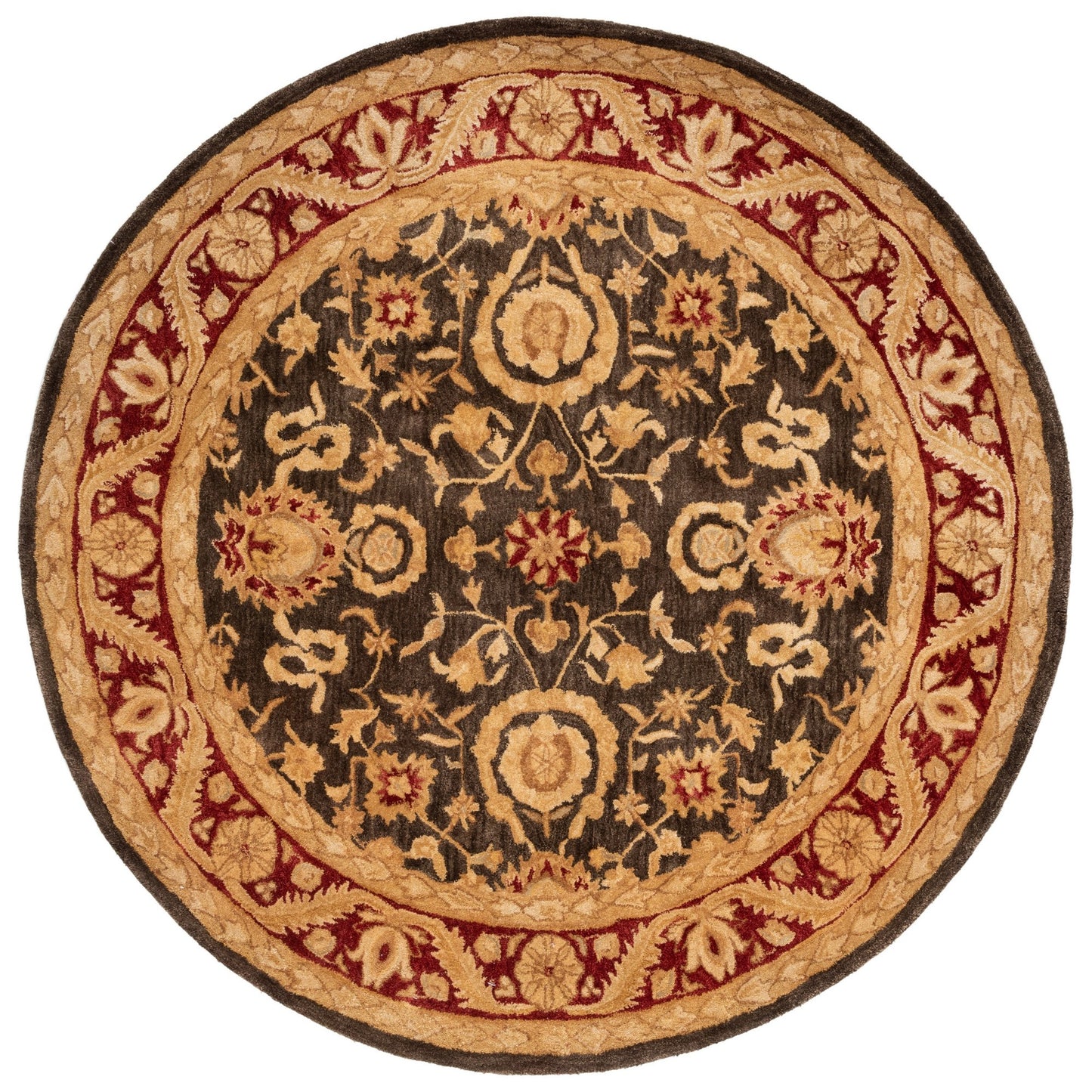 Collection AN548 Indoor Hand Made Oriental Traditional Style Easy Care Area Rug For Home Decor Rug for Living Room, Bedroom, Dining Room, Home Office, Basement