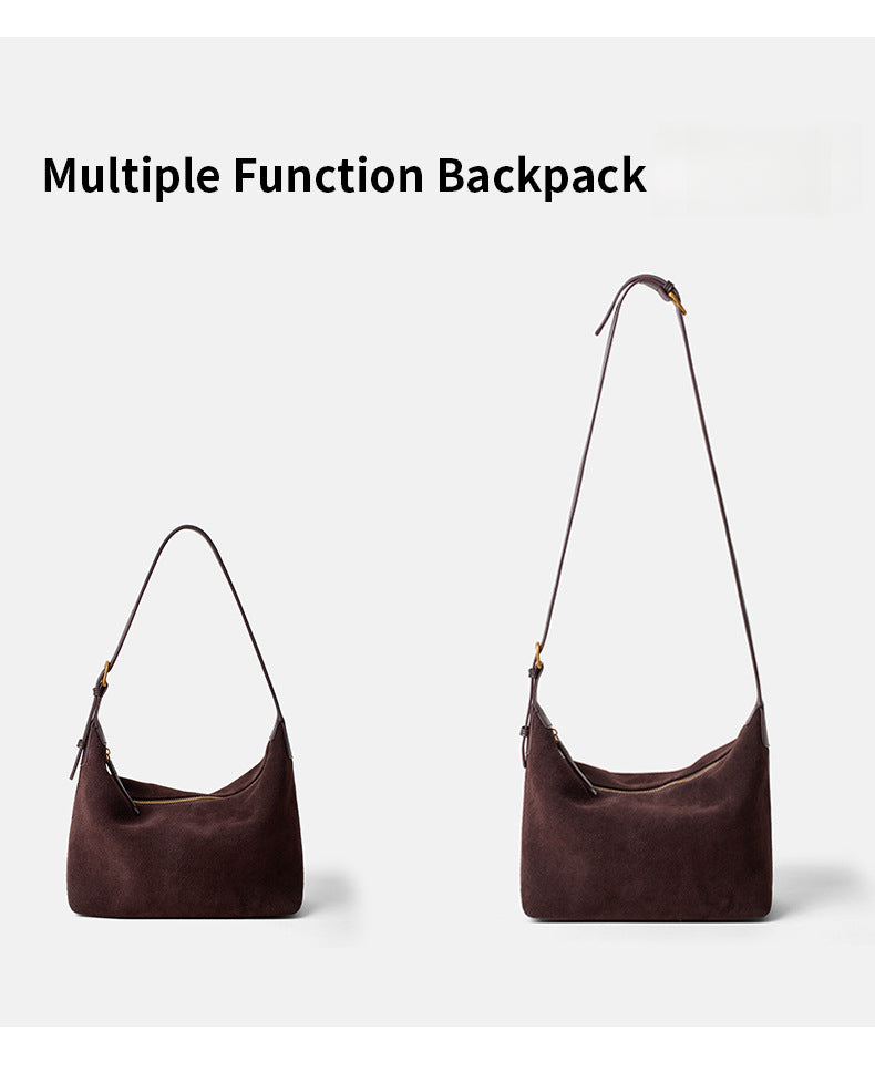 Cowhide Tote Bag for Women, Leather Large Capacity Crossbody Bag, Durable Women's Bag