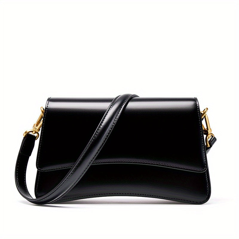 New Leather Bag High Quality Leather Single Shoulder Crossbody Shoulder Bag, 2025 New Versatile Underarm Bag for Women