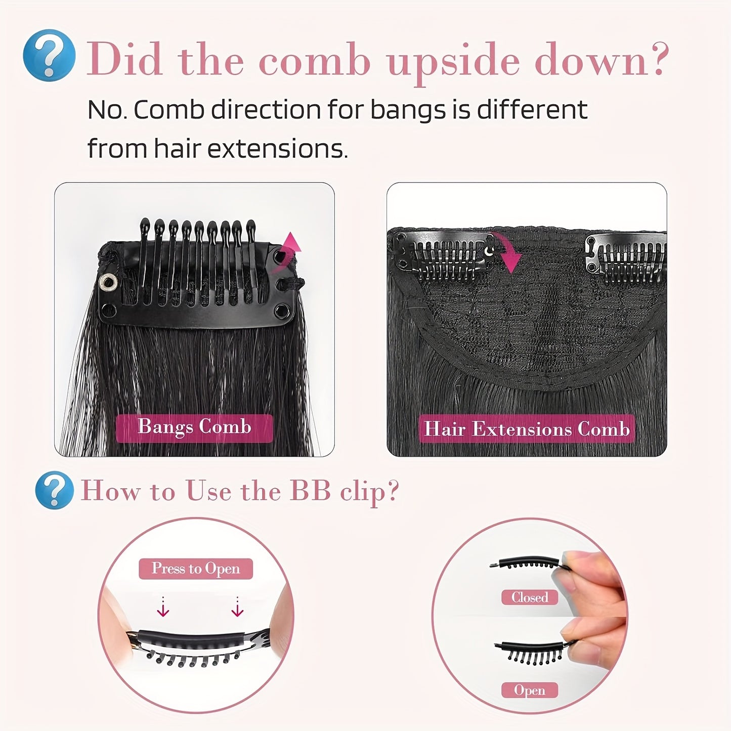 2pcs Cool Light Blonde Wavy Curly Long Side Clip-In Bangs