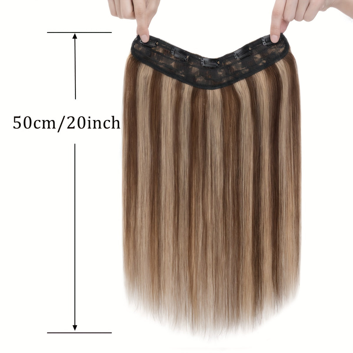 14-20 Inch V-Shaped Real Remy Clip in Human Hair Extensions