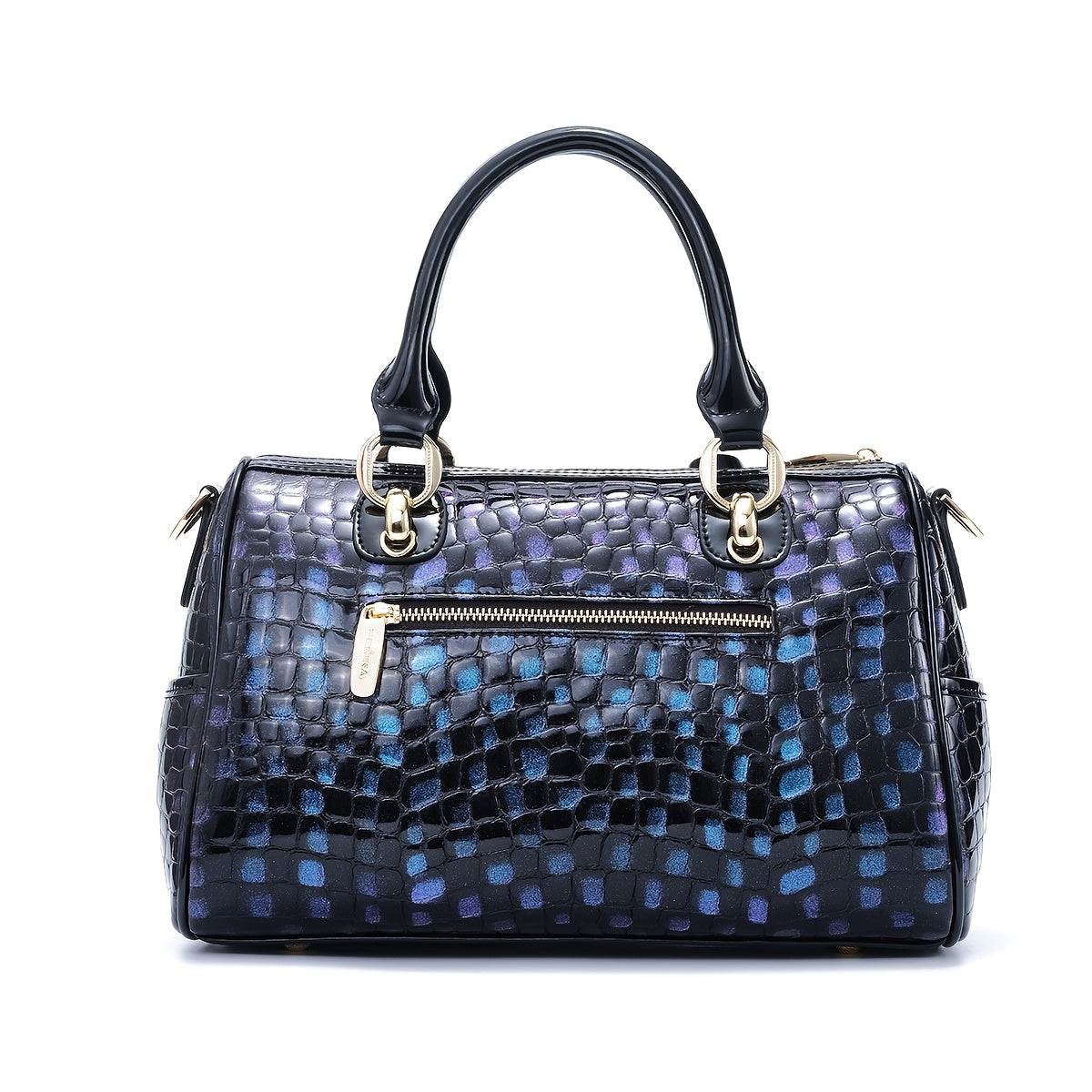 Crocodile Leather Crossbody Bags For Women, Large Leather Duffel Handbags For Women, Luxury Designer Bag, Over Shoulder Bag, Genuine Leather Large Tote Bag, Large Capacity